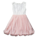 Children's Party Dress Girl Lace Flower Children's Pettiskirt Dress Childre F6G5