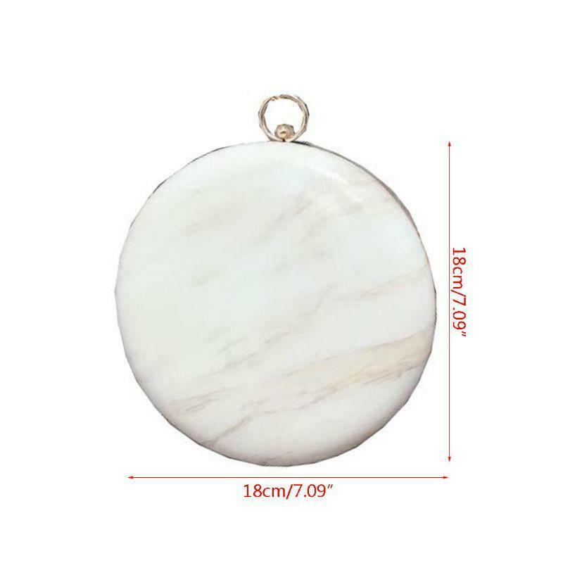 Women's Evening Shoulder Bag Bridal Clutch Wedding Party Prom Round Handbag