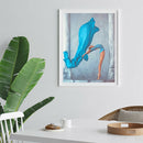 Acrylic Painting By Numbers DIY Blue Ballet Girl Hand Painted Picture Craft