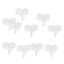 10pcs Fishing Treble Hooks Cover Protector Case Plastic Cap Tackle