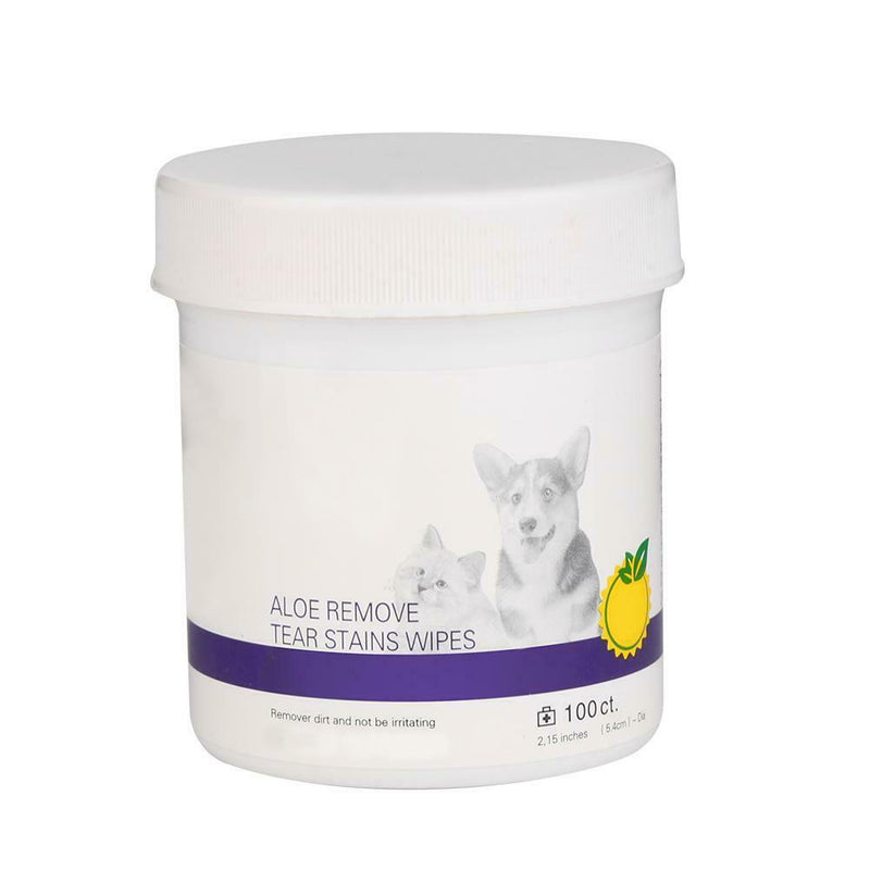 300pcs Pet Eye Wet Wipes Cat Dog Tear Stain Remover Cleaning Paper Towels