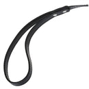 Black fashionable leather strap for pet dog 12" S 120 * 1.5cm