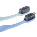 4Pcs Wheat Straw Bamboo Charcoal Soft Toothbrush Hygiene Eco-Friendly Oral Cle%!
