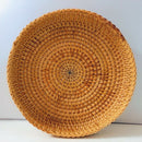 Woven Storage Basket Rattan Basket Desktop Storage Woven Basket Wicker Bask Q4I8