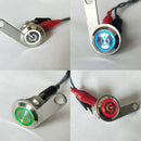 12V DC Motorcycle LED Handlebar Headlight Foglight Switch Waterproof Red