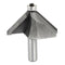 1/2" Shank Diameter 1 1/2" Cutting Depth 45 Degree Chamfer Router Bit W7U6