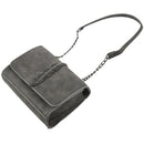 Herald Fashion Leaves Decorated Mini Flap Bag Suede Pu Leather Small Women