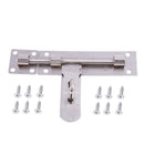 Stainless Steel Garage Door Gate Security Barrel Bolt Latch Padlock Hasp Si