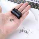 Guitar Sand Shaker Rhythm Ring Maraca Cabasa Finger Sand Hammer (Black)
