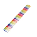 Haircut Comb Heat Resistant Colorful Rainbow Scale Measure Comb (TY-04) A