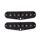 2x Alnico 5 Guitar Single Coil Pickup Neck Pickup Flat Pole ,Neck Position,