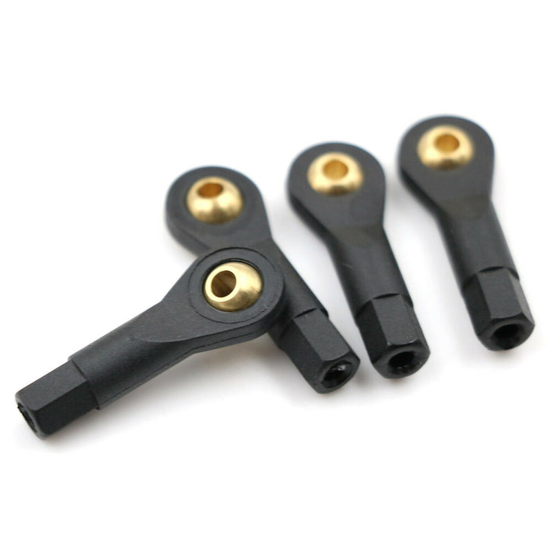 4PCS M3 Rod End Wear Resisting Ball Joint Metal Head Holder Tie Rod End M&O