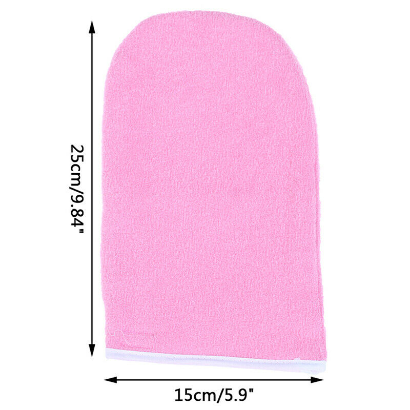 1 Pair Wax Warmer Protection Paraffin Hand Gloves Heater SPA Cotton Mittens FT