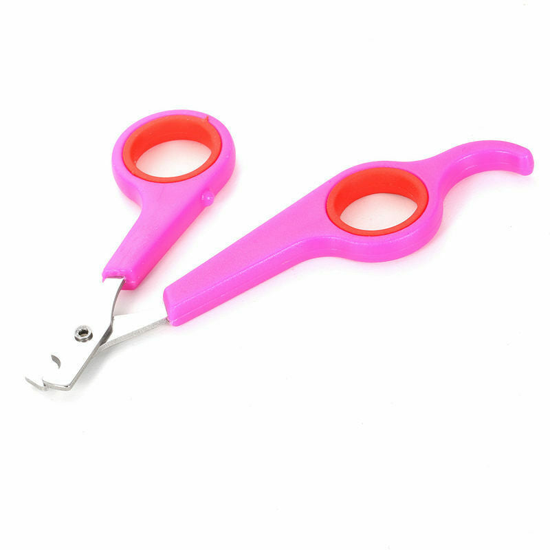Nail Scissors Pliers Small Pets Dog Cat Claw Grooming pink