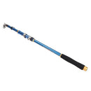 2.1M 6.89FT Telescopic Fishing Rod Tackle Travel Spinning Fishing Carbon fi