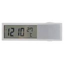 Auto Car 2 in 1 Digital LCD Clock Thermometer with Suction Cup