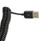 Spiral Coiled USB 2.0 A Male to Micro USB B 5Pin Adaptor Spring Cable