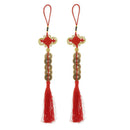 Qing Dynasty Red Chinese Knot Luck Coins Wealth Home Decor Ornament style 8