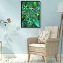 5D DIY Full Drill Diamond Painting Blooming Flower Cross Stitch Embroidery