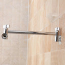 10" Rain Showerhead Arm Extension Tube Extender Adjustable Knob