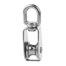 25mm Rotatable Stainless Steel Wire Rope Single sheave pulley scooter