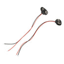 15 pcs 15cm wire rope 9 volt battery clip plug connection T Art U4H1