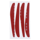 4Pcs/set Yellow Car Door Edge Guard Strip Protector Anti-collision Trim Stick-OZ