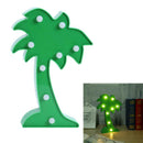LED Night Light Coconut Tree Light Romantic Table Lamp Marble Home Christma