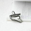 Smart Adjustable Women Men RetroTitanium Steel Gothic  Octopus Finger Ope P X8A5
