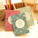 1pc Flower Bird Pocket Notebook Journals Paper Weekly Planner Writing Pad
