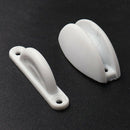 5x  Nylon Door Catch Stopper Holder Cabinet Cupboard RV Sail Caravan Cargo White