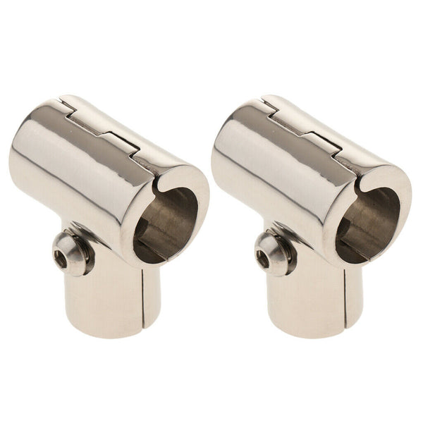 2 X Handrail Fittings For Heavy-duty Boats 22mm Connector