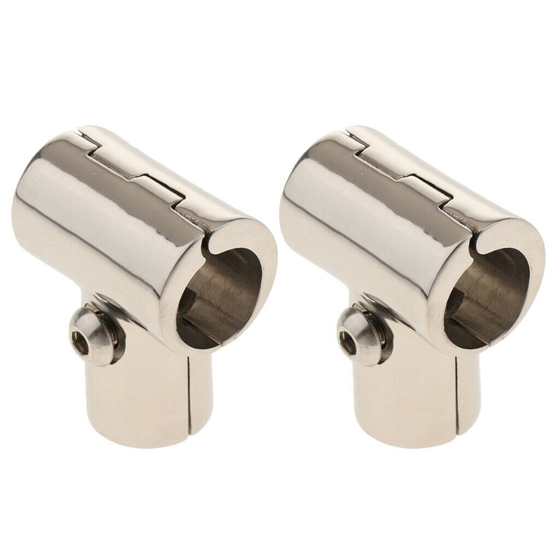 2 X Handrail Fittings For Heavy-duty Boats 22mm Connector