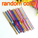 14pcs 2-10mm Multicolour Aluminum Crochet Hook Knitting Needle Set Kit NCF XAR