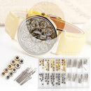 170pcs/box Watch Crown Replacement Watchmaker Repair Accessories Tool Kits