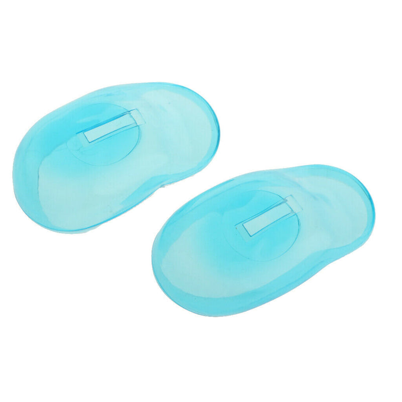1 Pair Hair Dye Tint Perm Ear Cover Protector Bathing Shower Ear  Blue