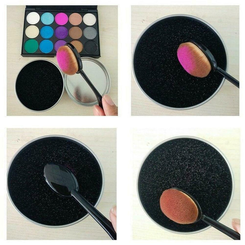 Makeup Brush cleaner Clean Dry Box Sponge Eyeshadow Shadow Supply