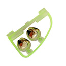 10pcs Fluorescent Fishing Rod Pole Tip Glow Clip Twin Bell Alarm Alert Ring A