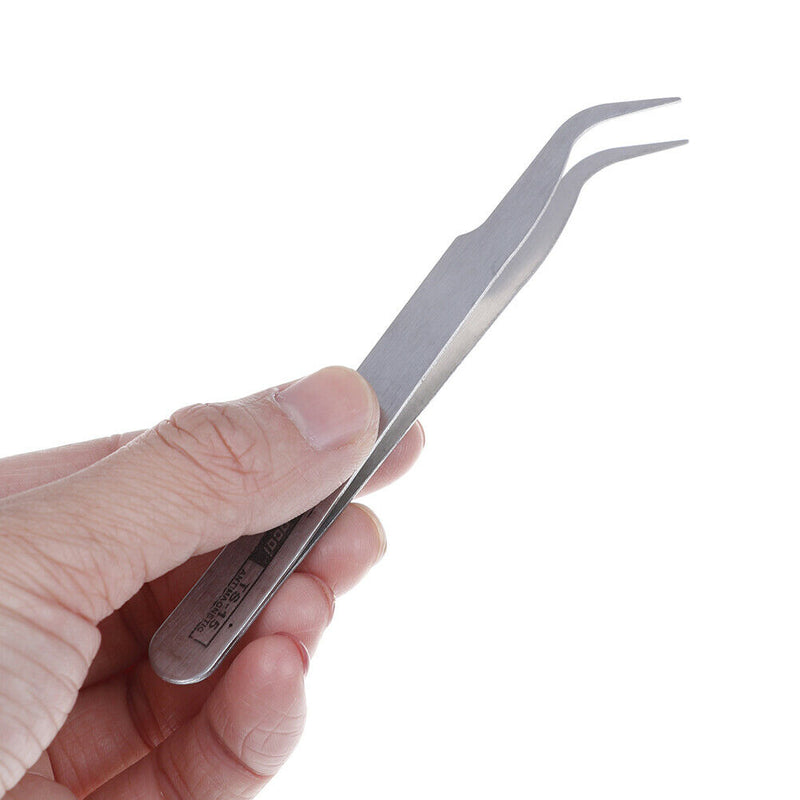 6Pcs all purpose precision tweezer set stainless steel anti static tool ki Hn