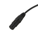 Right Angle Male to Female XLR Cable, Microphone Cord, DMX Signal Wire Cord