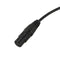 Right Angle Male to Female XLR Cable, Microphone Cord, DMX Signal Wire Cord