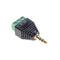 3.5mm Stereo Phone Audio Male Plug Connector Adapter to Terminal Dual Channe TO