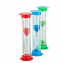 Sand Timer Set (5 Min) Large 10pcs Pack -Set of Five Minutes Hour Glasses f W1X5