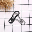 Stainless Steel Climbing Carabiner Key Chain Clip Hook Buckle Keychain Outdoo Gw