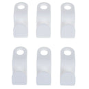 6pcs Wardrobe Space-saving Stack Hanger Hooks Plastic Coat Closet Hanger Ra JR