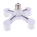 4PCS Light Bulb Adapter Lamp Base Converter Light Bulb Socket Adapter with Pure