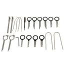 20PCS Professional Car Radio Removal Key Tool Kit Audio Tools Keys Stereo CD&M
