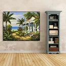 DIY House Oil Painting By Numbers Kit Canvas Digital Home Wall Art Picture  A