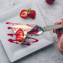 Stainless Steel Spoon Plate Dishes Sauce Painting Pencil Art Draw Coffee Tool AU