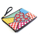 DIY Heart Special Shape Diamond Painting Women Wristlet Purse Zipper Clutch